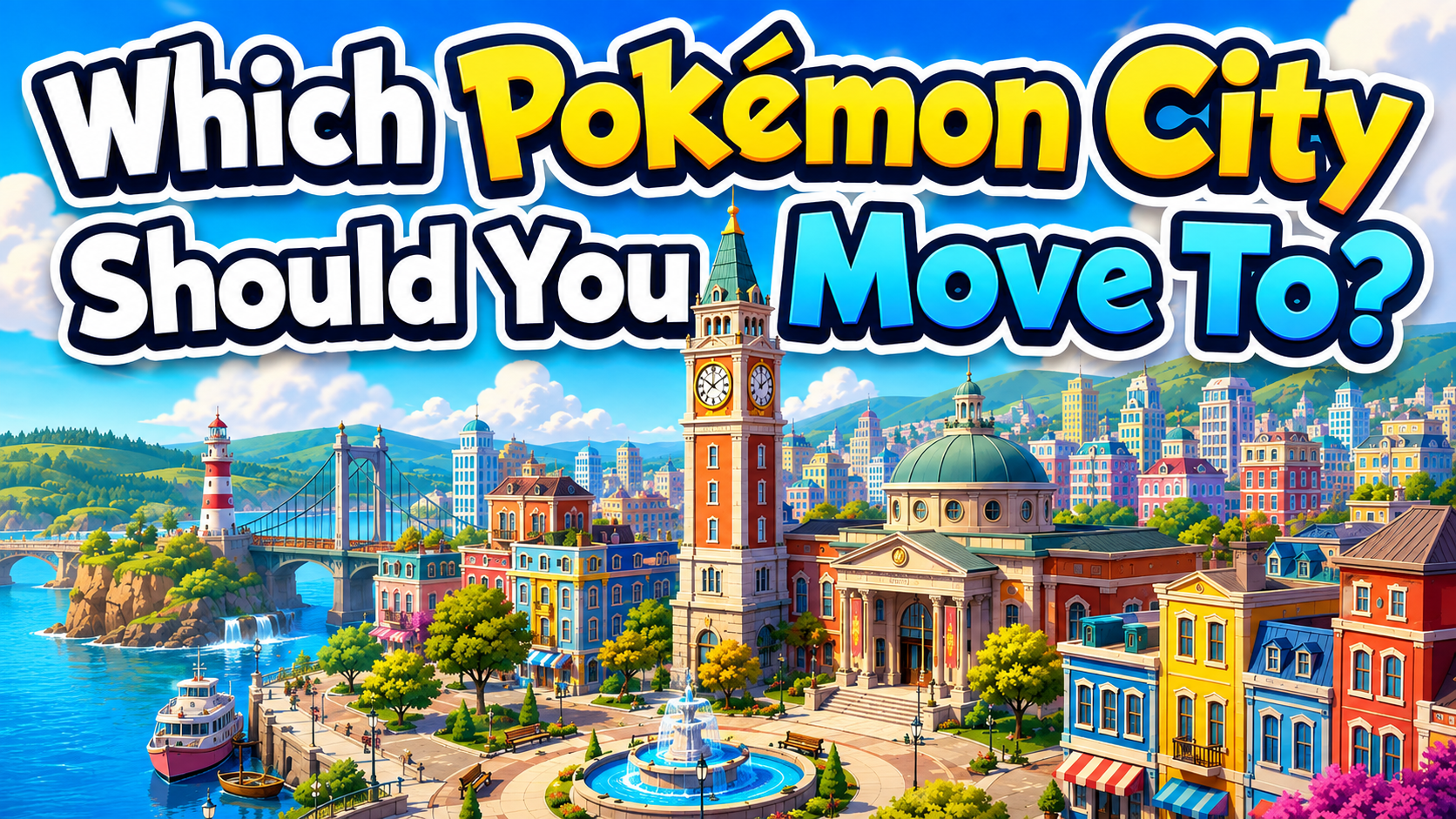 Which Pokémon City Should You Live In? (Quiz)